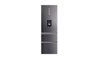 Haier HTW5618EWMP 59.5cm 3D Fridge Freezer  In  Dark Inox