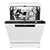Haier XF5C7M0W-80 Freestanding 60cm Dishwasher, White