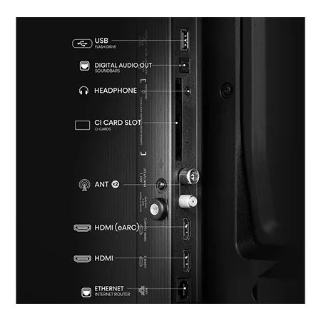 Hisense 40A4STUK 40" LED Full HD Smart TV - Black