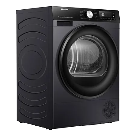 Hisense DH3S802BB3 WiFi-enabled 8kg Heat Pump Tumble Dryer - Black