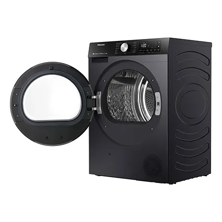 Hisense DH3S802BB3 WiFi-enabled 8kg Heat Pump Tumble Dryer - Black