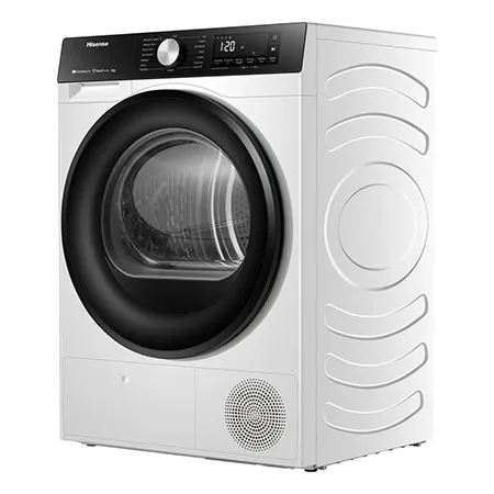 Hisense DH3S802BW3 WiFi-enabled 8kg Heat Pump Tumble Dryer - White