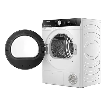 Hisense DH3S802BW3 WiFi-enabled 8kg Heat Pump Tumble Dryer - White