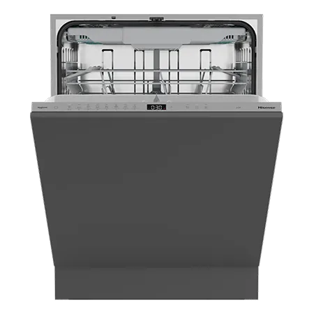 Hisense HV663A60UK Full-Size Fully Built in Dishwasher -Stainless Steel