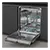 Hisense HV663A60UK Full-Size Fully Built in Dishwasher -Stainless Steel