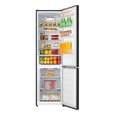 Hisense RB435N4BFE 59.5cm 60/40 Total No Frost Fridge Freezer - Black