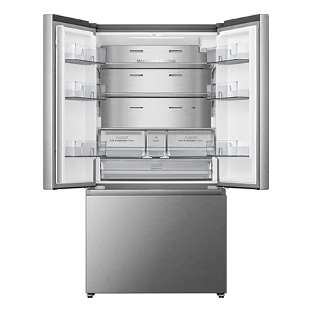 Hisense RF815N4SESE Total No Frost Plumbed American Fridge Freezer - Silver