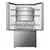 Hisense RF815N4SESE Total No Frost Plumbed American Fridge Freezer - Silver