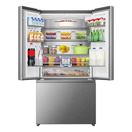 Hisense RF815N4SESE Total No Frost Plumbed American Fridge Freezer - Silver