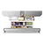 Hisense RF815N4SESE Total No Frost Plumbed American Fridge Freezer - Silver