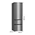 Hisense RM469N4ACDUK 60cm 60/40 Frost Free Fridge Freezer - Stainless Steel