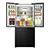 Hisense RQ5P470SYFD Total No Frost American Fridge Freezer - Black