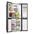 Hisense RQ5P470SYFD Total No Frost American Fridge Freezer - Black
