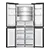 Hisense RQ5P470SYFD Total No Frost American Fridge Freezer - Black