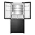 Hisense RQ5P470SYFD Total No Frost American Fridge Freezer - Black