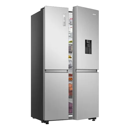 Hisense RS840N4WCE 60/40 91cm Frost Free American Fridge Freezer - Stainless Steel