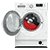 Hisense WD3M841BWI 8kg/6kg 1400 Spin Integrated Washer Dryer - White