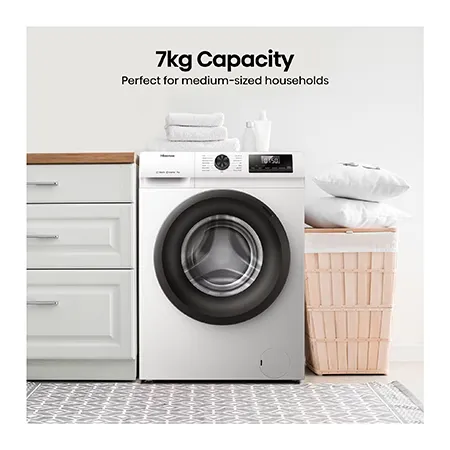 Hisense WF1Q7021BW 7kg 1200 Spin, Steam Washing Machine - White