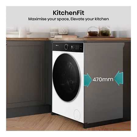 Hisense WF5I9043BWFS 9kg 1400 Spin Washing Machine - White