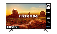 Hisense 55A7100FTUK 55" Ultra HD 4K Smart LED TV Black with A+ Energy Rated