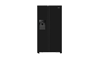 Hisense RS694N4TBF Hisense RS694N4TBF Frost Free American Style Fridge Freezer - Black (Non-Plumbed )