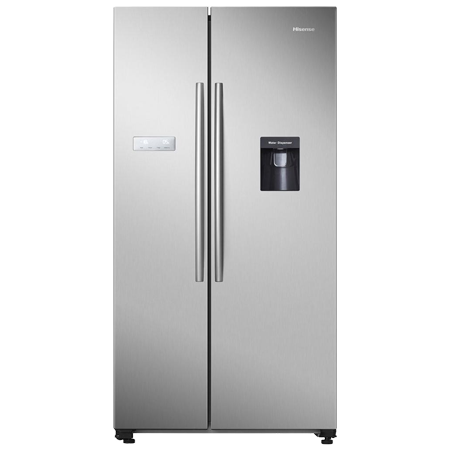 Hisense RS741N4WC11, US Style Side by Side Fridge Freezer Non-Plumbed Water Dispenser