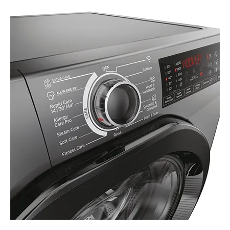 Hoover H3WPS4106TAMBR 10kg, 1400 Spin Washing Machine - Graphite