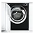 Hoover HBWOS69TAMCBET80 (Built in 9kg  / 1600 RPM  Washing Machine) in Black and Chrome