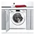 Hoover HBWS48D1W4J-80 Built In 8kg/5kg 1400rpm Washer Dryer