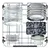 Hoover HFP4C7E0A-80 Freestanding Full Size Dishwasher - Anthracite