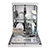 Hoover HFP4D9F0W1-80 Dishwasher - White - 14 Place Settings
