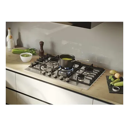 Hoover HGH75WC3X 75cm Gas Hob - Stainless Steel