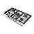 Hoover HGH75WC3X 75cm Gas Hob - Stainless Steel