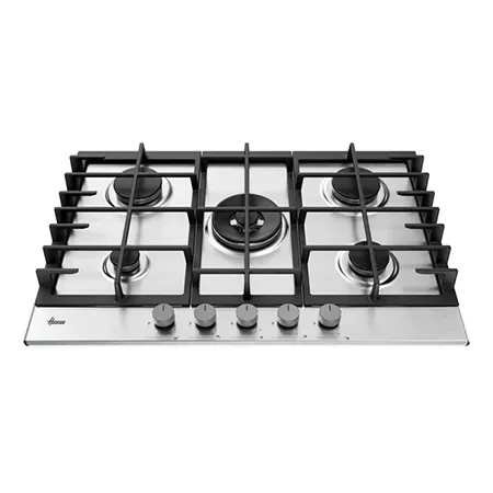 Hoover HGH75WC3X 75cm Gas Hob - Stainless Steel