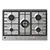 Hoover HHG75WK3X Gas Hob