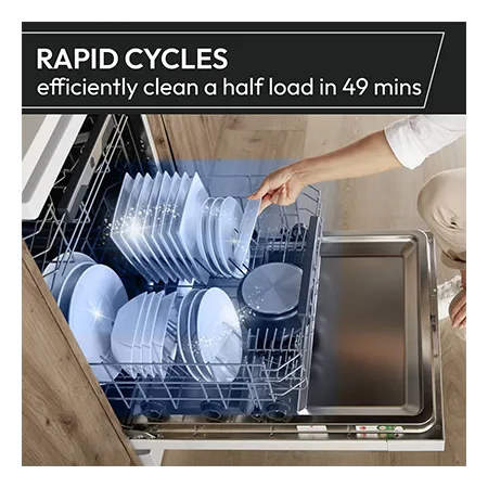 Hoover HI4E7L0S-80 Integrated Full Size Dishwasher