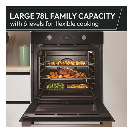 Hoover HO6H3T1CTX Built In Electric Single Oven - Stainless Steel