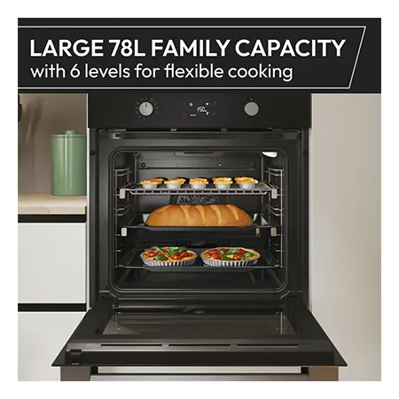 Hoover HO6H5B3HTX Built In Electric Single Oven - Stainless Steel