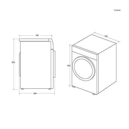 Hoover HREC10TE-80 10kg Condenser Tumble Dryer - White