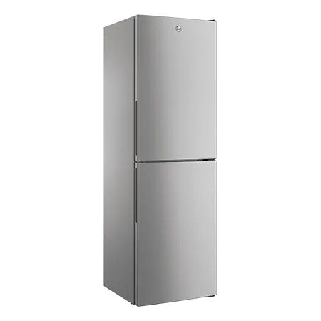 Hoover HVT3CLECKIHS-1 Freestanding Low Frost Fridge Freezer, 50/50, Stainless Steel