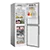 Hoover HVT3CLECKIHS-1 Freestanding Low Frost Fridge Freezer, 50/50, Stainless Steel