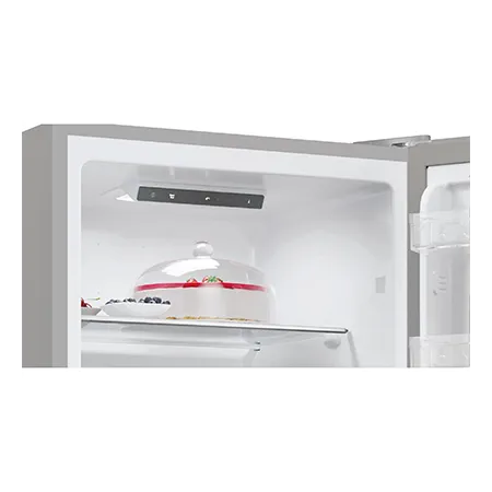 Hoover HVT3CLECKIHS-1 Freestanding Low Frost Fridge Freezer, 50/50, Stainless Steel