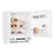 Hoover WCKLSE68EWK Integrated Undercounter Larder Fridge - Fixed Hinge