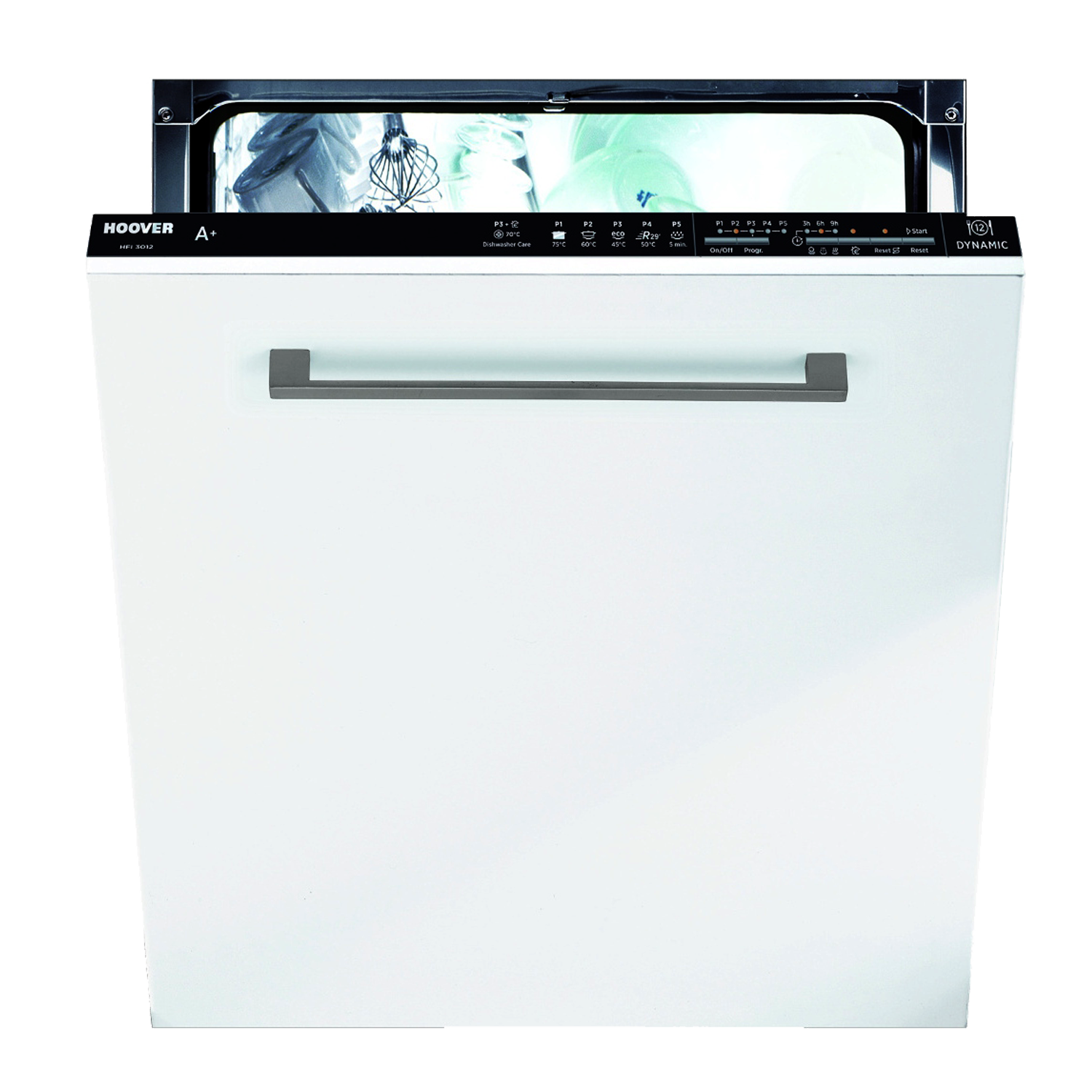 Hoover HFI3012, FullyIntegrated Dishwasher with 12 Place Settings & A+