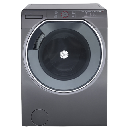 Hoover AWMPD69LH7R, 9kg 1600rpm Washing Machine, Freestanding, New AXI range, Energy Rating A+++, Graphite, with WiFi + Bluetooth