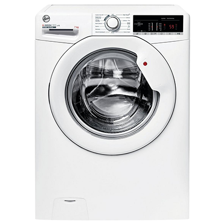 Hoover H3W47TE, 85x60x49cm 7kg 1400rpm Washing Machine White with Dial Controls