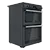 Hotpoint CD67V9H2CA Freestanding 60cm Double Cooker