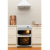 Hotpoint CH60EKWS 60cm Cooker with Double Oven and Ceramic Hob