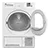 Hotpoint CHDC92WWGDUK 9kg Condenser Tumble Dryer - White