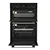 Hotpoint DIH10DB 59.4cm Built In Electric Fan Double Oven - Black